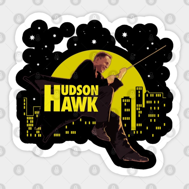 Hudson Hawk Sticker by MonkeyKing